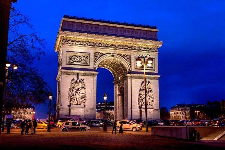 Arco del triunfo de París