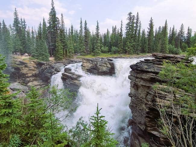 Athabasca Falls qué ver y hacer en Jasper