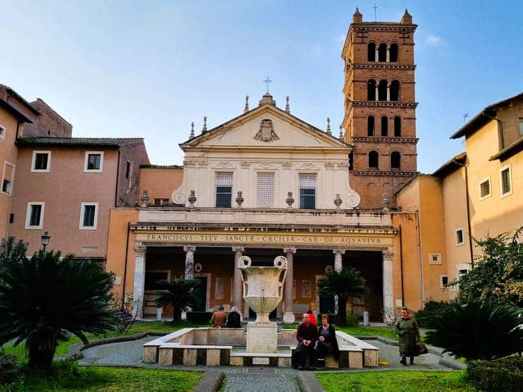 Basílica de Santa Cecilia qué ver en Trastevere