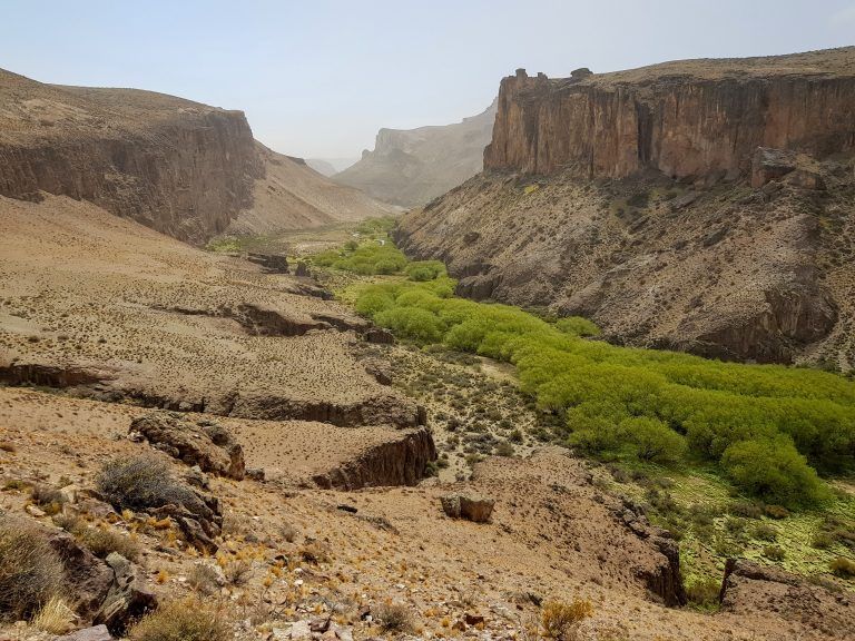 Cañón del río Pinturas