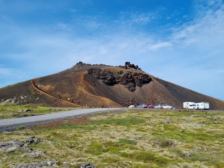 Cráter volcánico de Saxholl, Península de Snaefellsnes