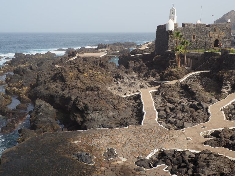 Piscinas del Caletón y castillo de Garachico, Tenerife