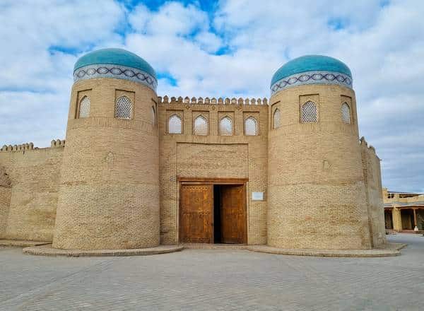 Hazorasp gate, puerta de las murallas externas de Khiva
