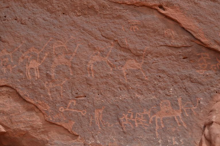 Inscripciones nabateas de Wadi Rum