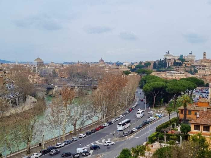 Vistas desde el Jardín de los Naranjos