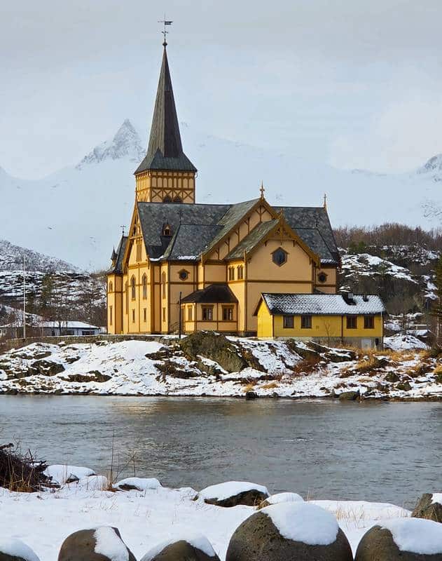 Kabelvåg, la catedral de lofoten