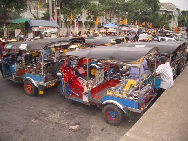 Tuk-Tuks en Khao San Road