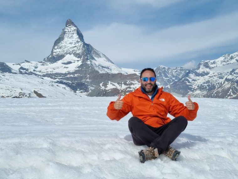 Imagen del Cervino desde el Glacier Paradise Matterhorn
