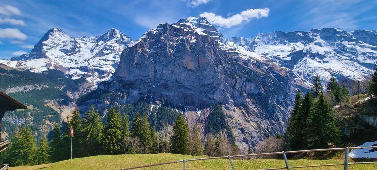 Paisaje desde Mürren, Interlaken
