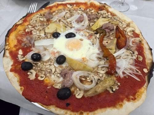 Mejor pizza en roma