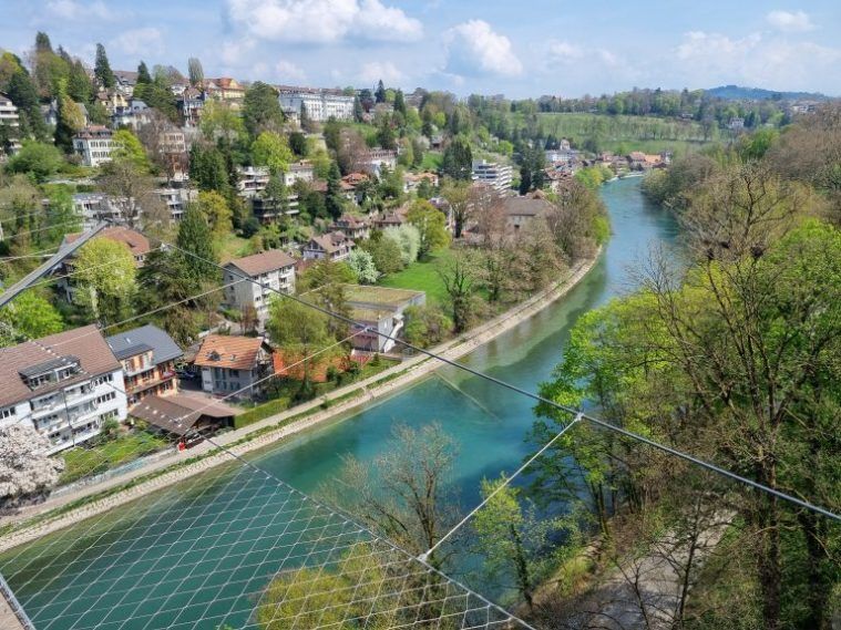 Vistas desde el Puente Kornhausbrücke