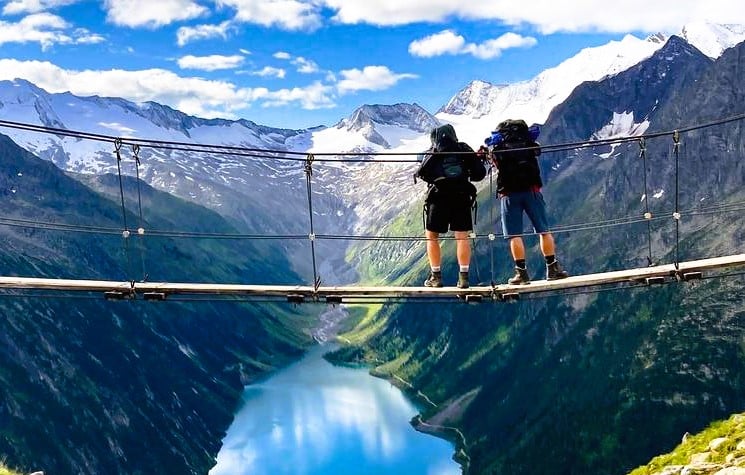 Puente colgante de Olpererhütte