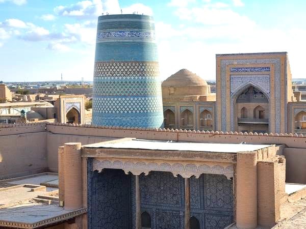 Vistas de Khiva, Uzbekistán