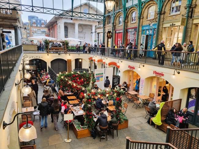 Qué ver en Londres terrazas de Covent Garden