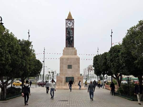 Torre del reloj de Túnez capital