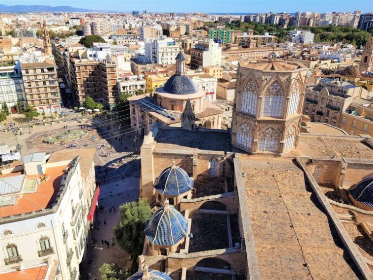 Vistas desde el Miguelete de Valencia