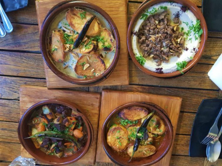platos de gastronomía jordana
