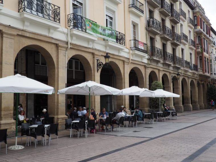 Terrazas de la calle Portales, Logroño