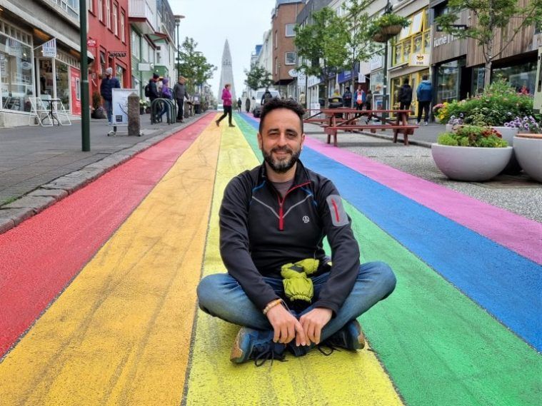 calle arco iris, un lugar curioso que ver en Reikiavik