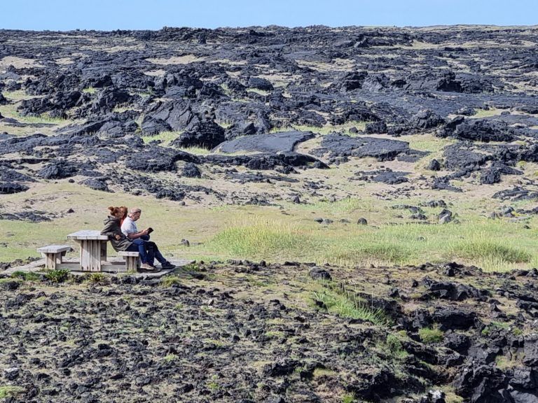 Campo de lava en Snaefellsnes, Islandia
