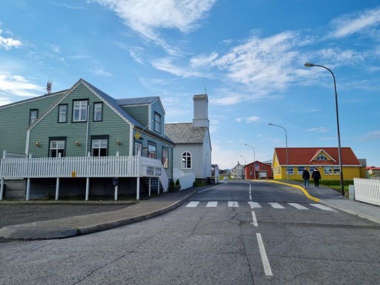 Carretera donde conducir en Islandia
