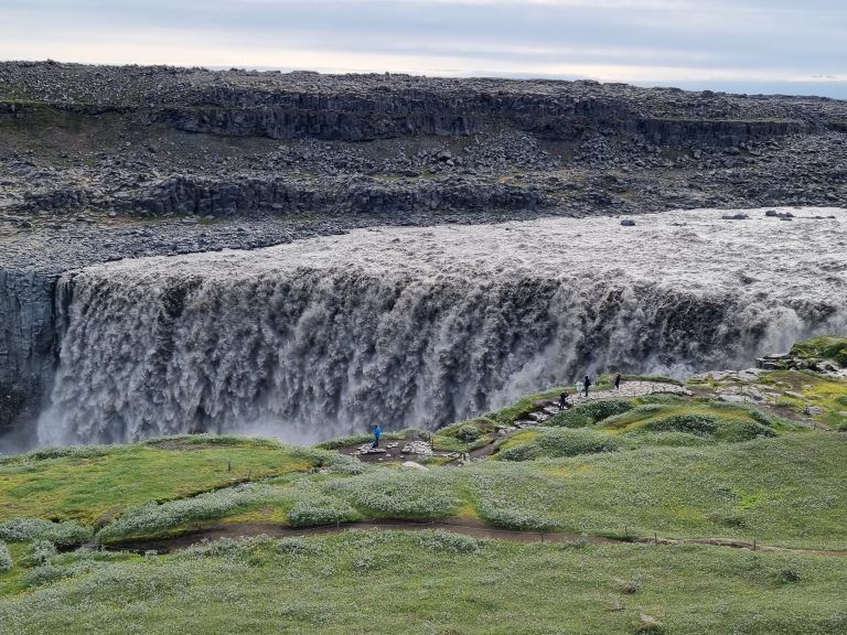 cascada Detifoss, islandia