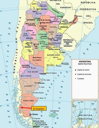 mapa de argentina