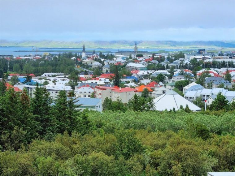 Vistas desde el Edificio Perlan, Reikiavik