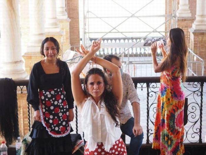 Bailaora de flamenco