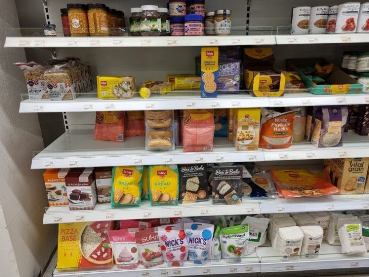 Productos sin gluten en Islandia