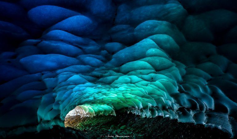 Túneles de hielo, un lugar precioso que ver en Esquel y Trevelín
