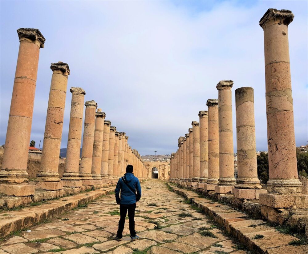 Cardo Maximus calles de Jerash