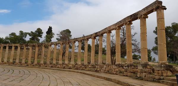 Columnas romanas de Jerash, Jordania