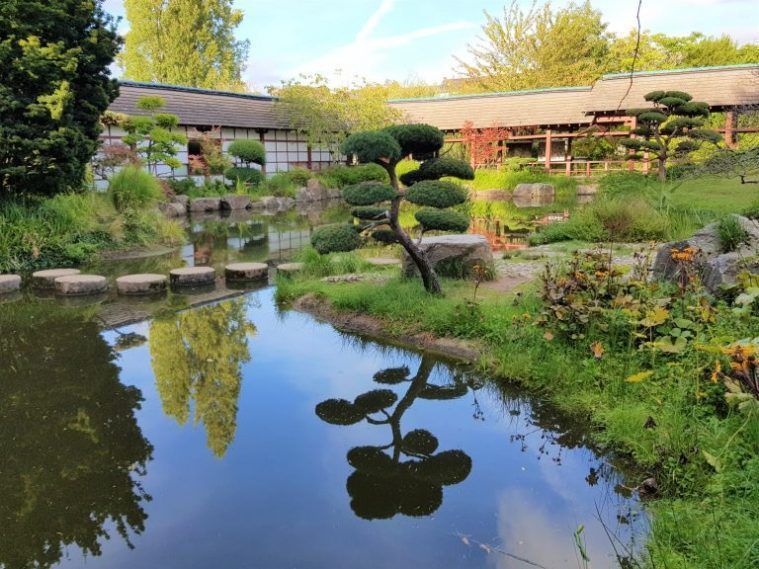 parque japonés de Nantes