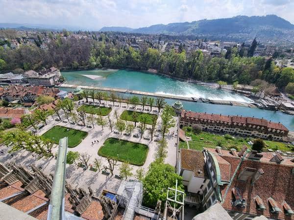 Vistas desde la catedral de Berna