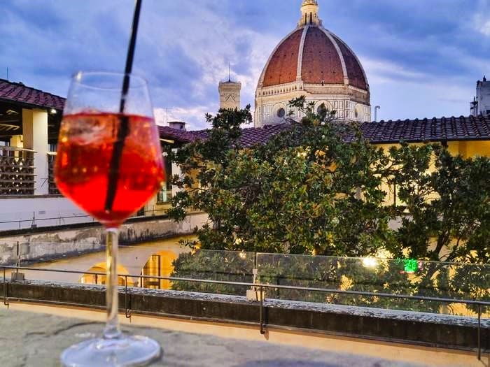 Cafetería Oblate Florencia. Mirador cúpula de Brunelleschi.