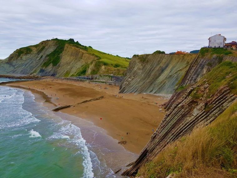 Playa de Itzurun (Zumaia, País Vasco)